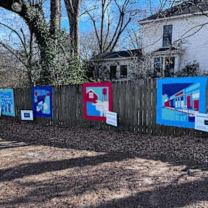 2023 Watkinsville Creative Placemaking Installation by Frances Byrd, Image 1.