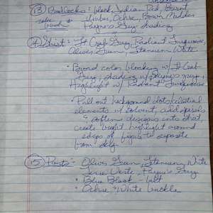 Untamed Woman by Frances Byrd  Image: Untamed Woman Process Notes Page 3