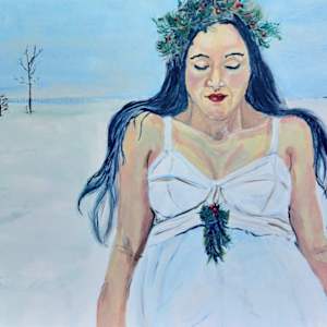 Winter, Bearer of Life / Hiver, porteuse de vie by Helene Montpetit