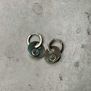 "Desert Wind Hoop Earrings" - Kingman turquoise and sterling by shasta brooks studio  Image: All Art © Shasta Brooks Studio LLC