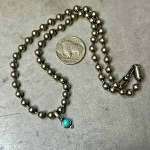 "Fat Baby Chunky Layering Necklaces" - Kingman turquoise and sterling 3/3 by shasta brooks studio  Image: All Art © Shasta Brooks Studio LLC