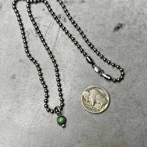 "Tiny Turquoise Layering Necklaces" - Kingman turquoise and sterling 3/3 by shasta brooks studio  Image: All Art © Shasta Brooks Studio LLC