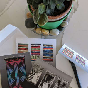 Notecards - Handwoven Images from the Contemporary Series, Pkg. of 6 by Carol Irving