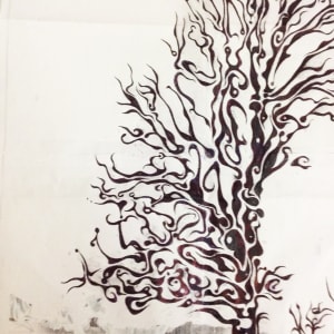 Spirit Tree Dawning by Amy Ferrari  Image: Drawing
