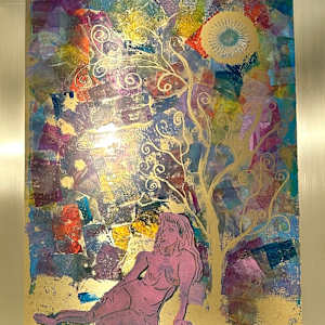 Woman and Tree by Susan Spector