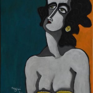 Pose in yellow by Nagui Achamallah