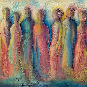 Radiance 7, Teal by Eren Alptekin