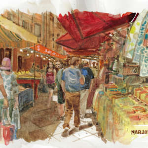 Ballaro' Market, Palermo by Ernie Marjoram