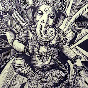 Ganesha by Karen Fiorito, Image 1.