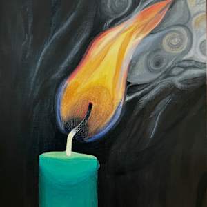 Green Candle by Spencer Frazer, Image 1.