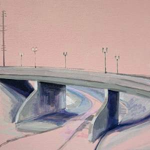 Pink Mason (Winnetka) by Jackie Goldberg, Image 1.