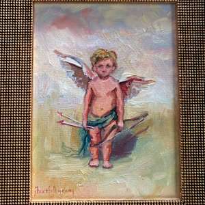 Cupid Searching for Target by Joan Horsfall Young