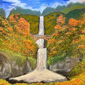 Multnomah Falls by David Lang, Image 1.