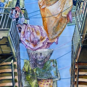 Laundry day in Chinatown by Dorothy Lee