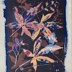 Maple Leaves by Rhonda Burton