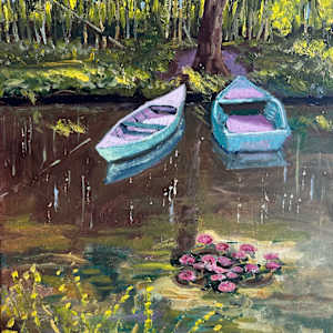 Monet's Boats by Robert Zent Chew