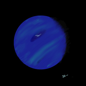 Neptune - Digital Art, Honorable Mention by Jonathan Sarrow