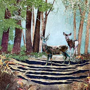 Moonrising - California Art League by Lisa Sachs