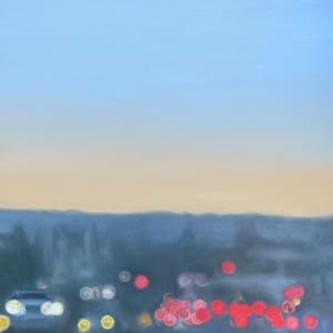 Traffic Blur Sunset I-10 and Crenshaw by Emily Wallerstein