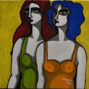 TWO WOMEN by Nagui Achamallah