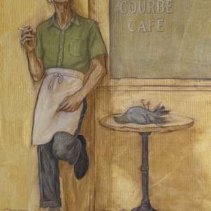 Bordure Courbe Cafe by Peter Van Dyke