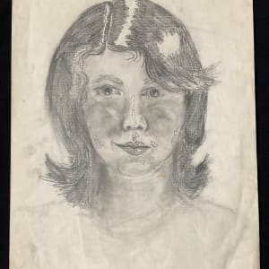 Self Portrait in Pencil by Karen Hochman Brown