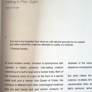 Minotaur (catalog) by Laura Ball 