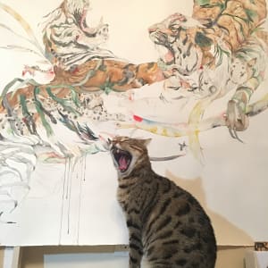 Tiger Battle by Laura Ball 