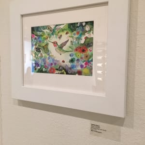 Imagery Winery, Code Blue, 2017 by Laura Ball  Image: Once reproduced, the original artwork is framed and installed in the Imagery Winery gallery in the tasting room.