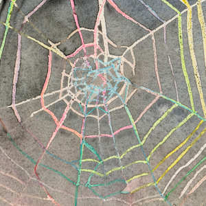 Blue Web by Laura Ball 