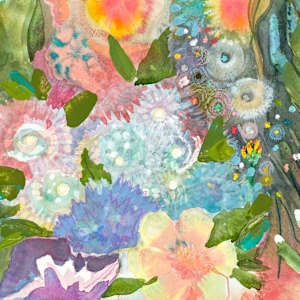 Wildflowers (Diptych) by Laura Ball 