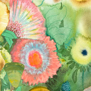 Wildflowers (Diptych) by Laura Ball 