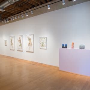 Wild Flowers (Peacock Botanical) by Laura Ball  Image: Booth B4 installation at the David B Smith Gallery, Denver, CO. Shown along with Leon Benn, Justin Favela, Linda Lopez and Liz Nielsen from October 9 - November 7, 2020.