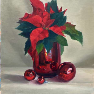Poinsettia Sparkles by pat wattam