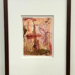 Desert Bloom by Shanti Conlan  Image: Archivally framed with museum quality glass. Framed size 16x12"