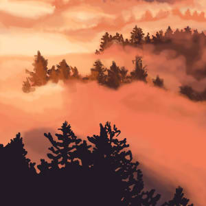 Orange Smoke by Sariah Skillin
