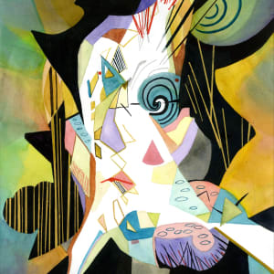 Wearing the  Face She Keeps By The door by Cindy Norrick Turner, Image 1.