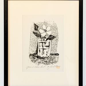Fleurs dans un verre, n°6 (Flowers in a Glass #6) by Pablo Picasso, Image 3.