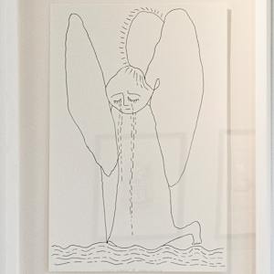 Angel Crying by Sanda Iliescu