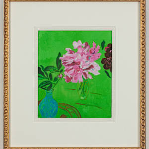 From Nature, Vase and Peonies by Lou Jordan