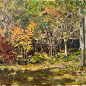 Yard with Wall by Richard Crozier