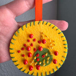 Felt Ornament #1 by Bianca Roland, Image 1.