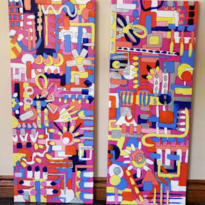 "Untitled Diptych" by Bianca Roland
