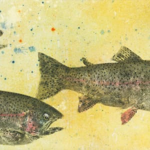 Eagle Lake Rainbow Trout Trio 1 by Stephen Mutsugoroh DiCerbo