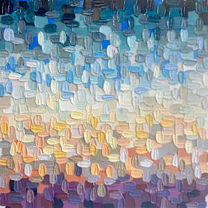 Early Sunset Triptych by Shiri Phillips 