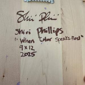 When Color Speaks First by Shiri Phillips 