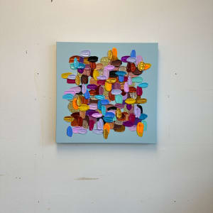 Golden Blue Hues by Shiri Phillips 