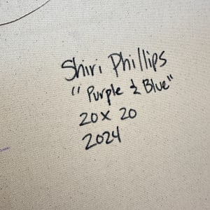 Purple and Blue by Shiri Phillips 