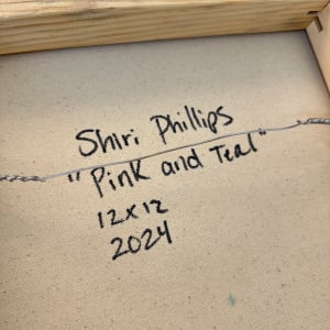 Pink and Teal by Shiri Phillips 