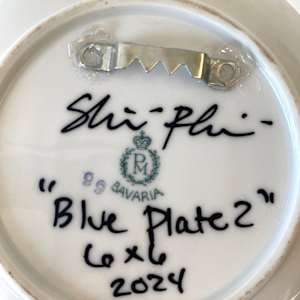 Blue Plate 2 by Shiri Phillips 